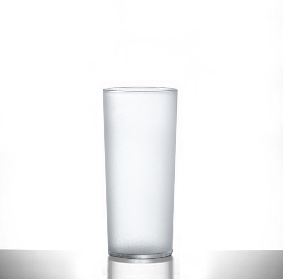 Elite Frosted 10oz Premium Hiball Polycarbonate Reusable Glasses